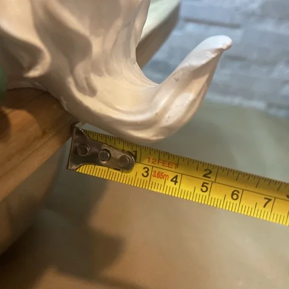 Santa Claus Stocking Holder Mantle Sitter Beard Hook Christmas Decor Red Resin - Picture 4 of 10